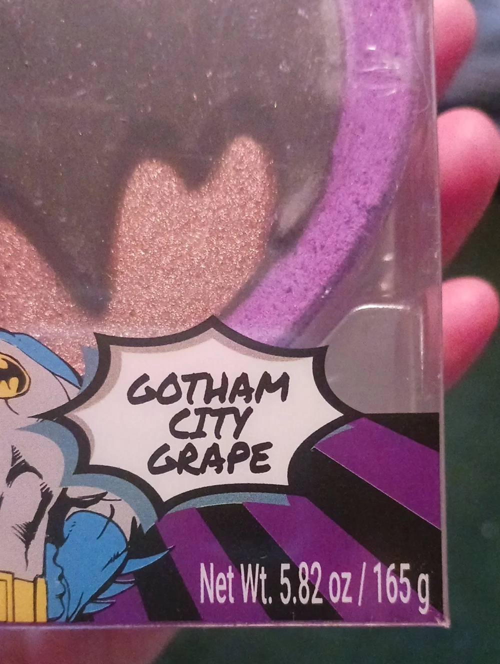 Hand Painted Batman Bath Bomb NEW